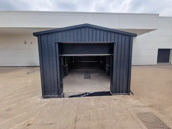 Small Metal Garage Building for sale used as a carport