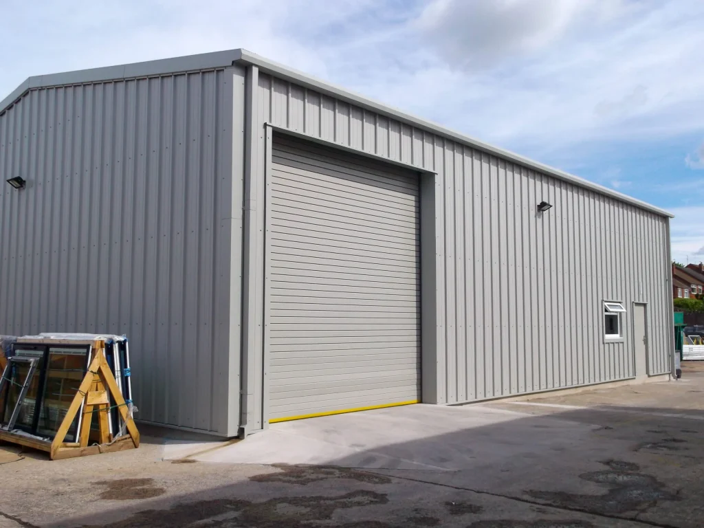 Large Steel Shed Building In the UK